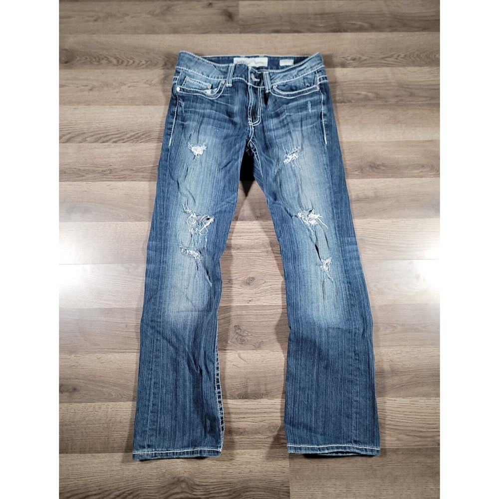 BKE Jeans Womens Size‎ 29x29* Boot Cut Low Rise Dark Wash Denim Stretch Culture